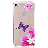 iPhone 7 ケース カバー, UNEXTATI 高品質 TPU 超薄型 柔軟 保護カバー ケース 液晶保護 脱着簡単 耐衝撃 軽量 Apple iPhone7 用 ケース Case (P10 バ