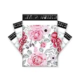 【30枚】宅配ビニール袋 宅配ポリ袋 A4サイズ 梱包 透けない 33cm*26cm フタ4cm ワンタッチテープ 強力テープ付き 封筒 梱包用資材 ポリ袋 カラー おしゃれ 厚手 軽量 防水 クリックポスト ネコポス ゆうパケット メルカリ (A4, シクラメン)