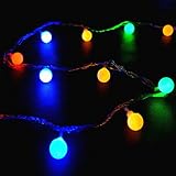 Jimeng　10M100球　防水LED小さなボールストリング　LEDイルミネーションライト　結婚式、ホームパーティー　お誕生日パーティー　クリスマスなどに最適　電飾　カラフル