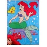Disney's The Little Mermaid Ariel Twin Plush Blanket Girls Room by Northwest Company [並行輸入品]