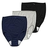 西松屋 EDM 3枚組産前ショーツ(無地・ボーダー）【M-L・L-LL】 マタニティ L-LL ボーダー