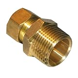 LASCO 17-6867 3/4-Inch Compression by 1/2-Inch Male Pipe Thread Brass Adapter by LASCO