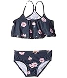 O'NEILL(オニール) ガールズ水着・スウィムスーツ Daisy Chain Flounce Top Set (Toddler/Little Kids) Titanium 2T Toddler 身