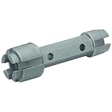 Dual Sided Tub Drain Dumbbell Wrench Heavy duty die cast aluminum [並行輸入品]