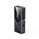 FIIO KA17 【日本正規店より発送・シリアルナンバー付】ブラック ブルー ポータブル USB DAC FIO-KA17-B FIO-KA17-L (ブラック)