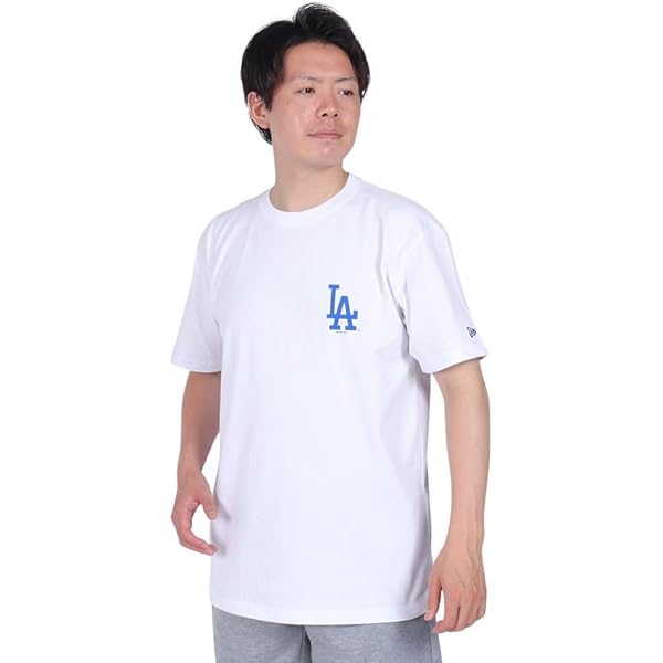 Amazon | [ニューエラ] ドジャース LA Tシャツ 半袖 MLB 綿100
