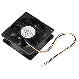 Archuu DC 12V 2.7A 6000RPM コンピュータケースファン AntminerS7S9用 交換用4ピンコネクタ付き 高速冷却ケースファン