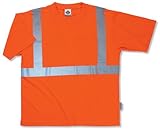 Ergodyne GloWear 8289 ANSI High Visibility Orange Reflective T-Shirt Medium [並行輸入品]