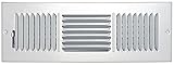 Speedi-Grille SG-414 CW3 4-Inch by 14-Inch White Ceiling/Sidewall Vent Register with 3 Way Deflectio