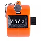 CreazyカラーデジタルHand Held Tallyクリッカーカウンター4桁数クリッカーゴルフクロム
