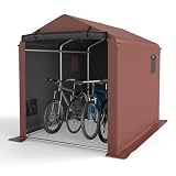 COVERONICS サイクルハウス 5台用 自転車置き場 屋外 バイクガレージ サイクルポート バイクシェルター 自転車 テント