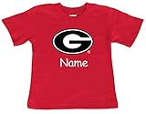 Future Tailgater Georgia Bulldogs Personalizedカラーベビー/幼児用Tシャツ 2T