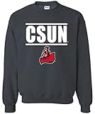 NCAA Cal State Northridge Matadorsバーロゴクルーネックスウェットシャツ、Large、DarkHeather
