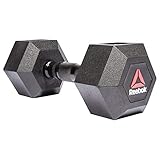 リーボック(Reebok) ラバーダンベル 5kg ファンクショナル ヘックスダンベル RSWT-11050