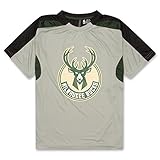 NBAチーム名とロゴとBoysアスレチックスポーツクルーネック2トーンTシャツ S