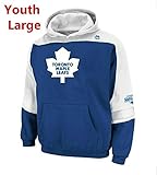 マジェスティックToronto Maple Leafs Youth Largeフード付きNHL Lil Ice Classicスウェットシャツ