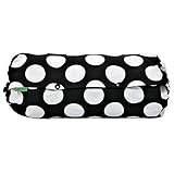 acortile(アコルティーレ) 抱っこひも収納カバー M 日本製 【黒ドットL×ブラック】 90日保証 リバーシブル 裏生地ブラック シッカリ生地