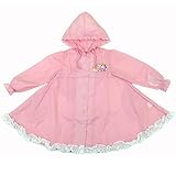 ディズニープリンセス 裾フリル レインコート 女の子 キッズ fo-850 110cm