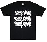 [ロックTシャツ/バンドTシャツ] CHEAP TRICK/チープ・トリック/ロゴ/ブラック/メンズ/レディース 半袖/黒 (L)