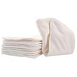 LBB(TM) Baby 4 layers Bamboo Fiber Inserts For Cloth Diapers(10 pieces) [並行輸入品]