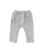 (ポルトプエルト) Porto Puerto イカリ柄 マリン風 綿 ロングパンツ 男の子 女の子 ベビー [海外直送品](80㎝, グレー)
