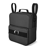 デラックス車いすバッグ、背中に掛ける車いすバッグ - 防水ウォッシャブル、ハンドルに取り付け - 保管の必需品