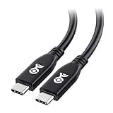 Cable Matters 40Gbps USB4 ケーブル 2m、[8K 60Hz / 4K 240Hz ビデオ・240W充電・40Gbpsデータ] USB 4 / USBC ケーブル、Thunderbolt 4 / MacBook/XPS/Surface Pro対応、ブラック