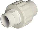 Hayward SP1484 1-1/2-Inch MIP by 1-1/2-Inch Socket White ABS Full-Flo Self-Aligning Double End Male/
