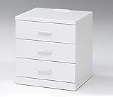 シンプル 木製 幅40cm 高さ45cm ミニチェスト ホワイト