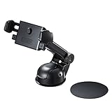 サンワサプライ スマートフォン用車載ホルダー(オンダッシュタイプ) CAR-HLD8BK