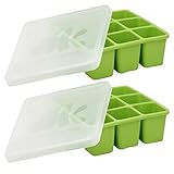 NUK Homemade Baby Food Flexible Freezer Tray and Lid Set (Pack of 2) by NUK [並行輸入品]