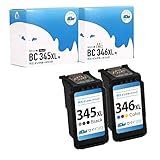 キヤノン用 BC-345XL BC-346XL ブラック1本 カラー1本 大容量 リサイクルインクカートリッジ BC-345 BC-346 FINEカートリッジ BC-345XL BC-346XL