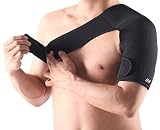 Bravebird 肩サポーター サポート ソフト素材 肩 通気性 片側 スポーツ ストレッチ 男女共用 (ワンサイズ, 左)bb207