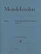 メンデルスゾーン: 3つの幻想曲あるいはカプリス Op.16/原典版/ヘンレ社/ピアノ・ソロ
