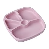 TTLIFE Silicone baby suction plate ，Infant Toddlers Kids Non-skid Tray Portable placemat fits Most H