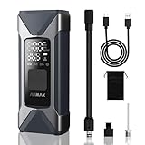 ASMAX 自転車 空気入れ 電動空気入れ バイク 車 エアーポンプ 7500mAh 大容量バッテリー 最大圧力160PSI タイヤ空気圧検