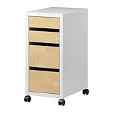 インテリア　ホワイトバーチ調　引き出しユニット　キャスター付き[Candy Style　アイテムセット] [並行輸入品]