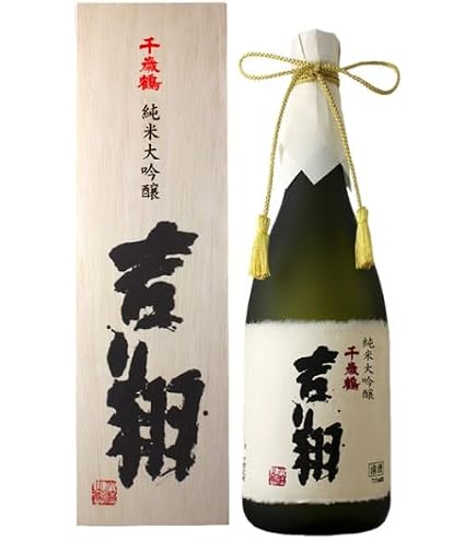 Amazon.co.jp: 千歳鶴 純米大吟醸 吉翔 1.8L 箱入【北海道 札幌市 日本