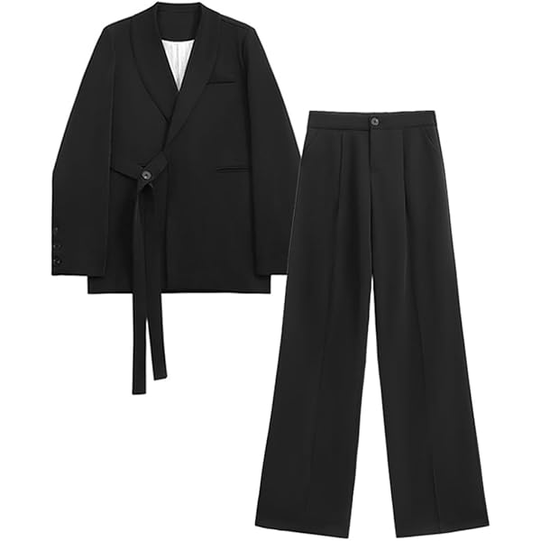 [ポートエリー] スーツ パンツスーツ 3点 BLACK 13号 Amazon | [Port Erie] [ポートエリー] スーツ レディース パンツ