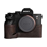 TP Original SONY α7R IV 用 ボディーハーフケース ダークブラウン TB06A7M4-CO