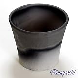鉢 KANEYOSHI 【日本製/三河焼】 陶器 植木鉢 ロックガーデン ダークシルバー 6号