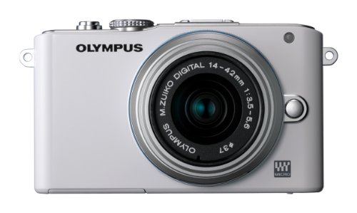 OLYMPUS マイクロ一眼 PEN Lite E-PL3 レンズキット ホワイト E-PL3 LKIT WHT