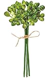 ポピー 造花 ミニクラスターベリーピック(3本束) グリーン FG-4575GR