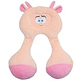 ベビー　枕　ピロー　子供　キッズ　柔らか　トラベル　寝具　可愛い　携帯便利　コンフォート　旅行　お出かけ　動物　ピンク