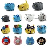 [Hushan] カプー ぬいぐるみ 10cm バグキャット キーホルダー 猫 ミニ ドール 可愛い 動物 ねこ 鍵チャーム かばん掛け 携帯 飾り 落下・盗難・紛失防止 誕生日 プレゼント (10) [並行輸入品]