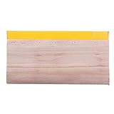 IPOTCH 印刷　スキージー　スクレーパー　シルクスクリーン　古典的　ハンドル　木製　耐摩擦　耐食性　多種類選べる - 20cm 75°