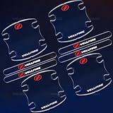 ヴェルファイア ドアハンドルプロテクター VELLFIRE ヴェルファイア 20系 30系 40系 キズ防止 (ヴェルファイア)