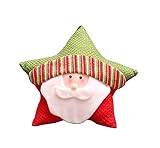 スターパターンクリスマススローピローニットホームデコレーションクッション