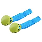 Demiawaking ベビーカー用 おでかけクリップスター ブランケットクリップ 2本入 (緑)