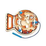 Hape(ハペ) おさかなころころ迷路 19.5×15.6×2.1cm 3才以上 木製 おままごと おもちゃ E1700